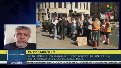 Jorge Martín: La huelga de los ferroviarios afecta directamente al Gobierno de Johnson