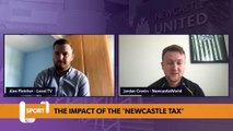 How has the 'Newcastle tax' impacted the Magpies' transfer window?