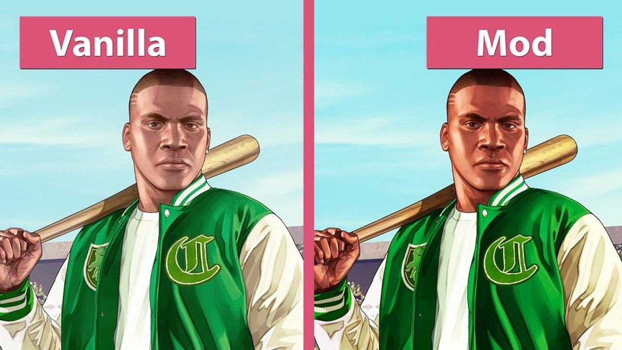 GTA 5 - Total Visual Overhaul Mod im Vergleich mit dem Original