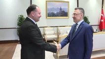 Cumhurbaşkanı Yardımcısı Oktay, KKTC İçişleri Bakanı Öztürkler'i kabul etti