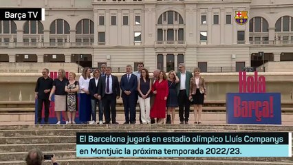 El Barça jugará en Montjuic en la 22-23