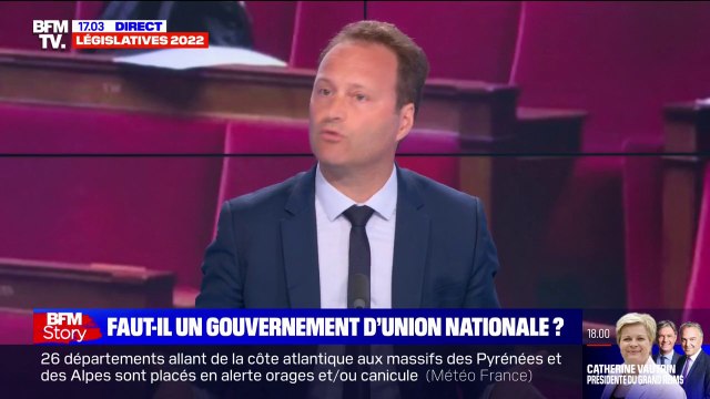Sylvain Maillard: Les députés devront décider s'ils veulent être dans l'opposition et regarder les trains passer ou participer à l'action publique