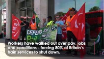 Rail dispute rages on during first day of national strikes