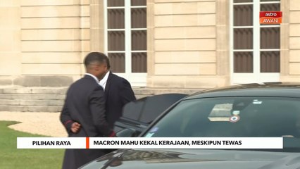 Pilihan Raya | Macron mahu kekal kerajaan, meskipun tewas