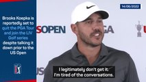 Brooks Koepka is joining the LIV Series despite talking it down last week