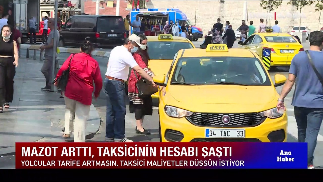 Taksici de yolcu da dertli! Mazot arttı, taksicinin hesabı şaştı
