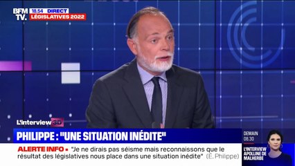 Édouard Philippe: "Le président de la République a été réélu et personne ne peut contester sa légitimité"