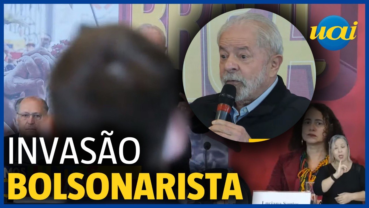 Bolsonarista invade evento de Lula