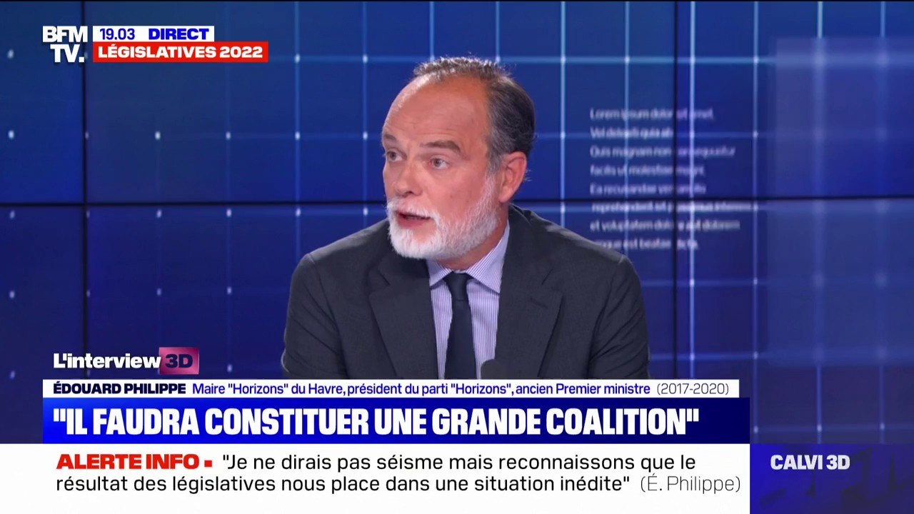 Édouard Philippe: "Jean-Luc Mélenchon a réussi à occuper l'espace, (...) mais on n'a peut-être pas vu que le sujet se passait sur un autre aspect du spectre politique"