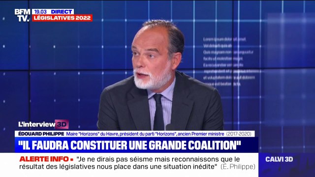 Édouard Philippe: Jean-Luc Mélenchon a réussi à occuper l'espace, (...) mais on n'a peut-être pas vu que le sujet se passait sur un autre aspect du spectre politique