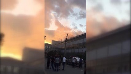 Şeker fabrikasında yangın (1)