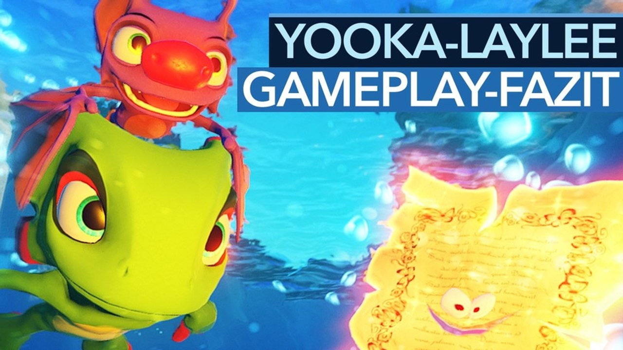 Yooka-laylee - gameplay-fazit im video: für fans und schwache augen