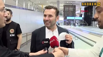 Galatasaray'ın anlaştığı Okan Buruk, İstanbul'a geldi