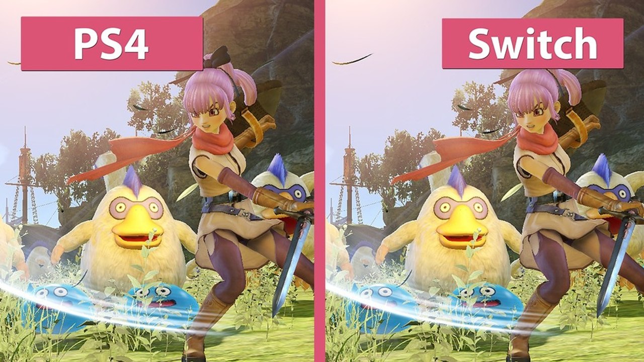 Dragon quest heroes 2 - die rückkehr von last-gen – switch  gegen ps4 im grafik-vergleich