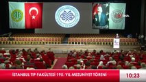 İstanbul Tıp Fakültesi Mezuniyet Töreni'nde konuşan okul birincisinin sözleri dakikalarca alkışlandı