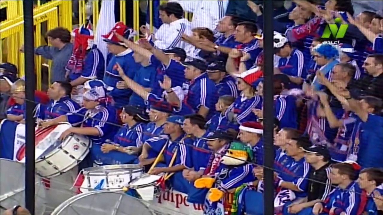 الشوط الثاني مباراة فرنسا و اسبانيا 2-1 ربع نهائي يورو 2000