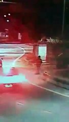 Así atacaron a Nahuel Zacarías para robarle la moto en el Acceso Sudeste