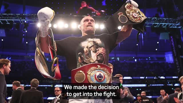 Usyk representing Ukraine with 'pride in his heart'