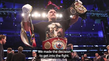 Usyk representing Ukraine with 'pride in his heart'