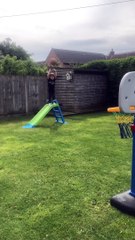 Kid's Incredible Basketball Trick Shot
