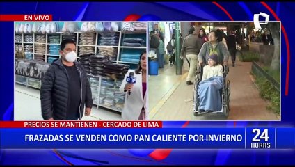 ¡A protegerse del invierno! Comerciantes ofrecen frazadas desde S/85