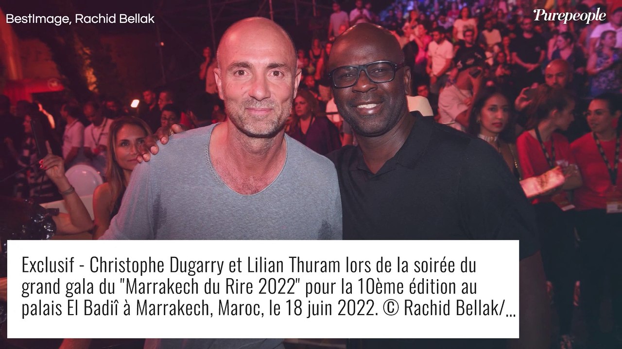 Christophe Dugarry : Rare sortie en amoureux avec Yasmina pour le Marrakech du rire