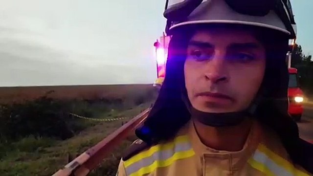 Foi constatado que o motorista estava em óbito dentro do veículo relatou Tenente Cícero do Corpo de Bombeiros