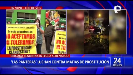 Brigada femenina reduce índices de prostitución en Los Olivos