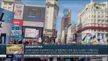 Argentinos exigen al gobierno nacional liberación de Milagro Salas
