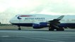 British Airways 747-400 Take Off In Cape Town International Airport