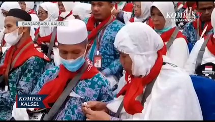 Kloter Terakhir CJH Embarkasi Banjarmasin Berangkat, Satu Orang Batal Karena Sakit