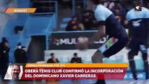 Oberá Tenis Club confirmó la incorporación del dominicano xavier carreras