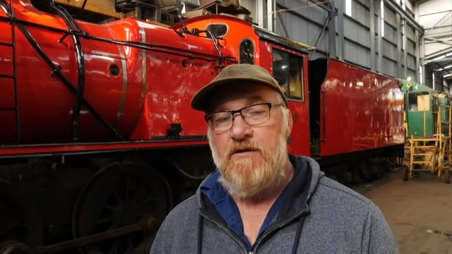 Three generations of family work on historic Tasmanian trains