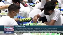 Estudiantes de colegios privados y públicos participan en amplio torneo de ajedrez en Nicaragua