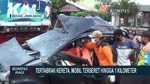 Melajudari Arah Jawa Tengah Menuju Jakarta, Kereta Api Argo Sindoro Tabrak Mobil di Bekasi