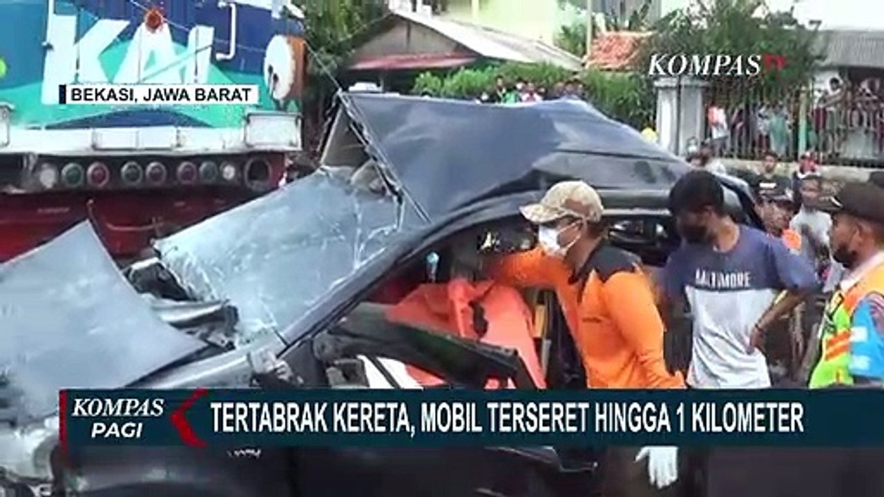 Melajudari Arah Jawa Tengah Menuju Jakarta, Kereta Api Argo Sindoro Tabrak Mobil di Bekasi