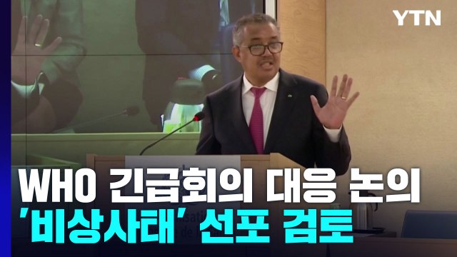 WHO 내일 긴급회의 '원숭이두창 비상사태 선포 논의' / YTN