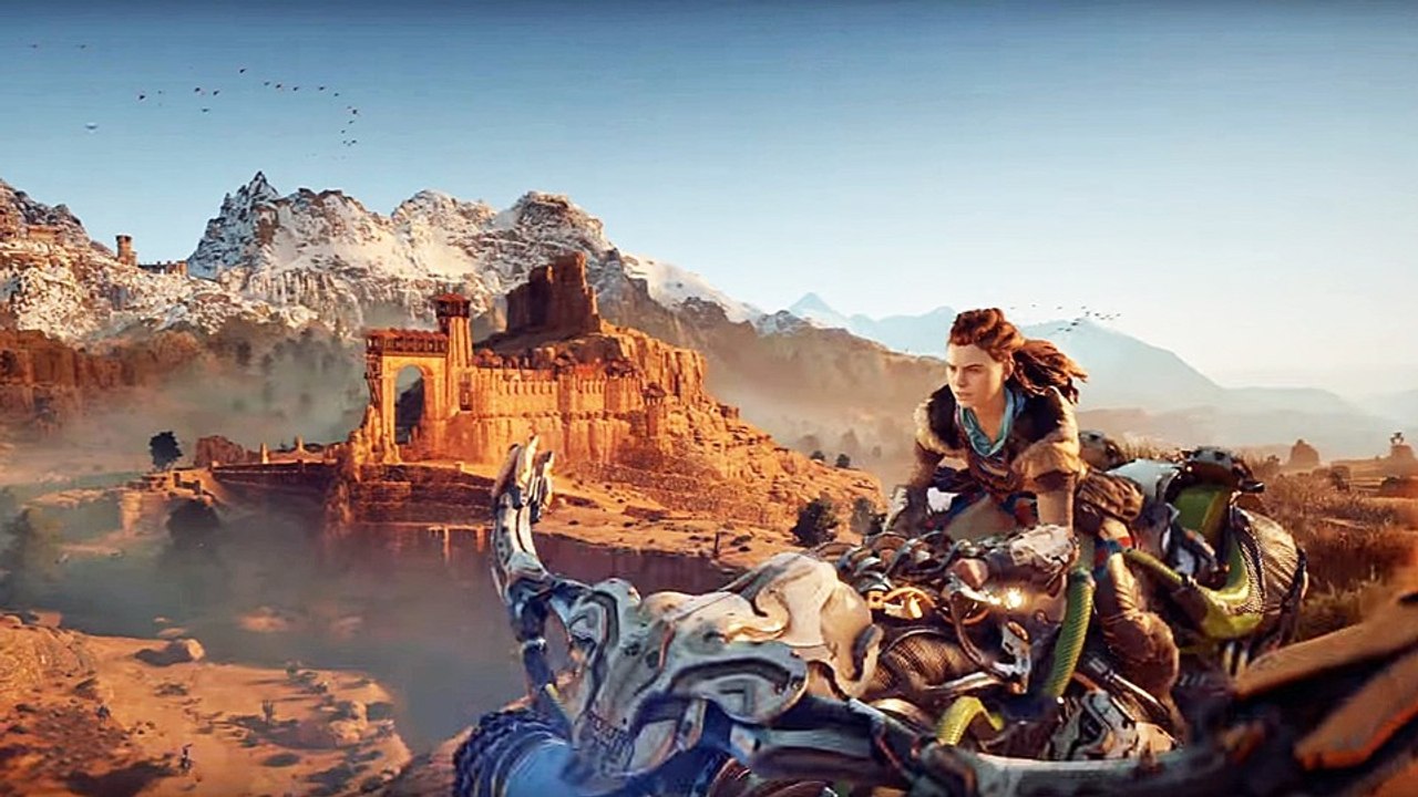 Horizon: zero dawn - launch trailer zeigt die weiten der post-postapokalypse