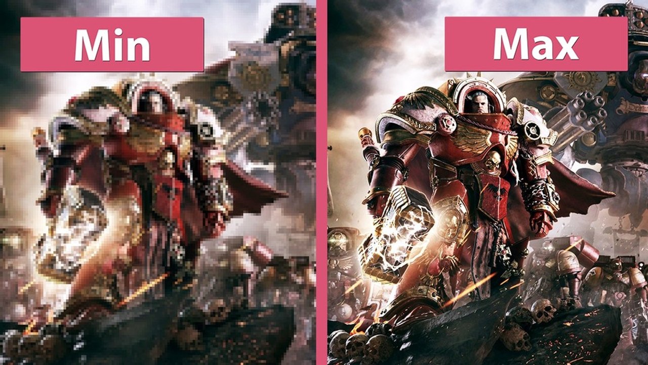Dawn of War 3 - Minimale und maximale Details im Grafik-Vergleich