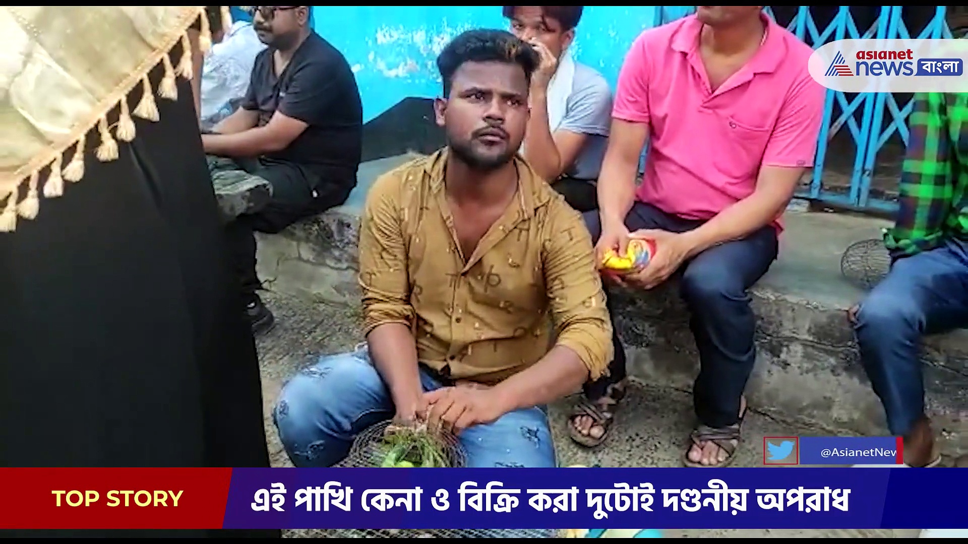 চুঁচুড়ার হাটে বিক্রি হচ্ছে বেআইনি টিয়া পাখি, উদাসীন প্রশাসন