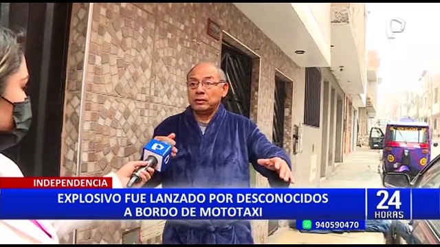 Independencia: vecinos atemorizados tras explosión de artefacto artesanal