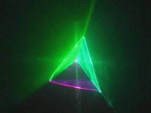 RGB Laser Show. Fanfare using a NFI Super 1 20Kpps ILDA RG