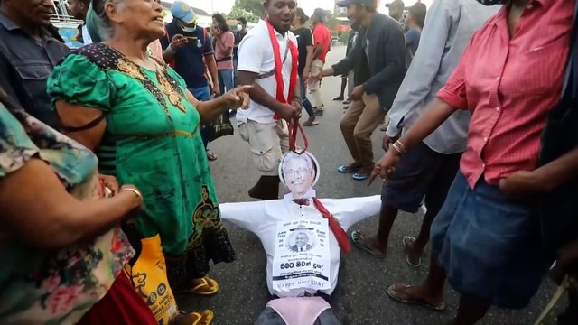 Sri Lankans demand president resigns amid nation’s worst economic crisis in 70 years