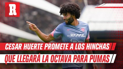 César Huerta quiere ganar la  octava con los Pumas