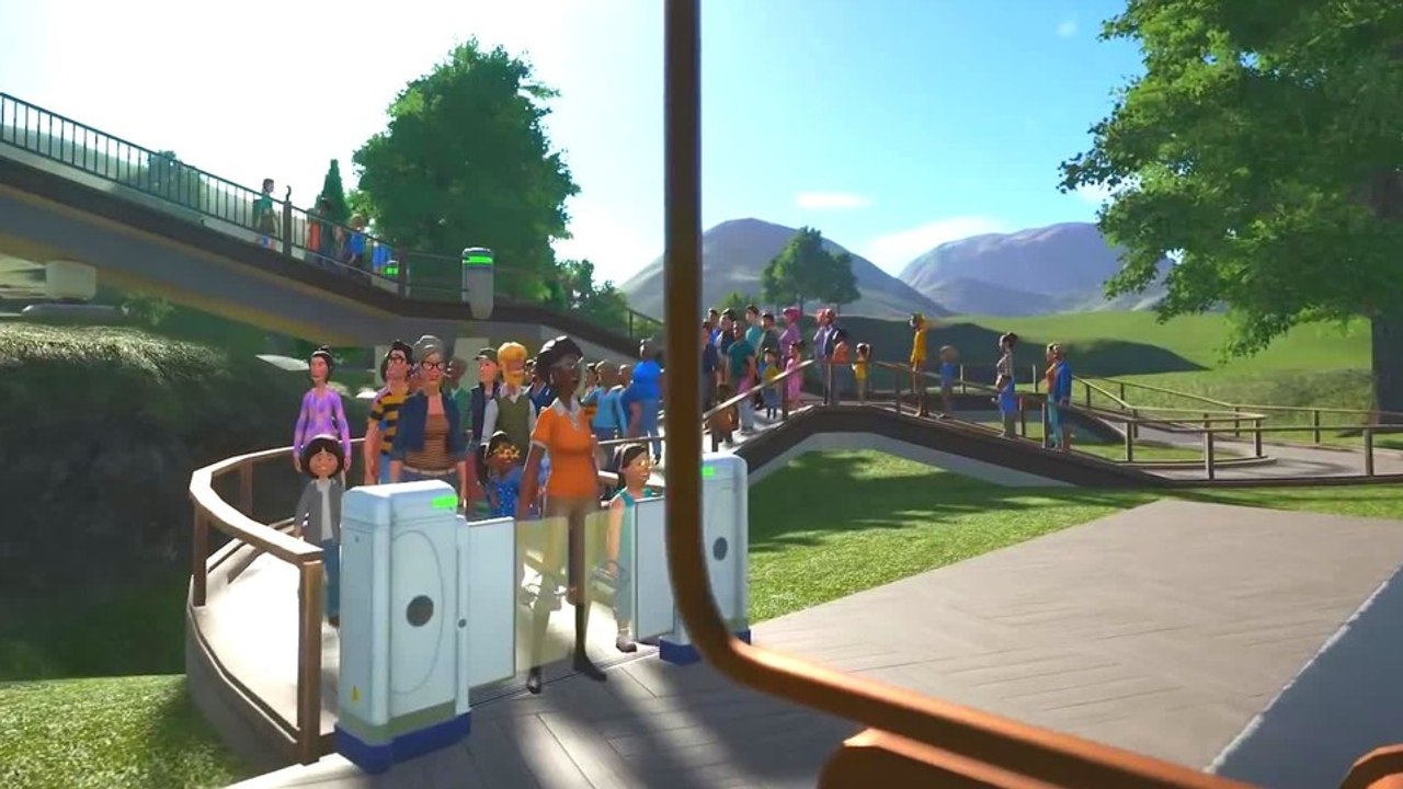 Planet coaster - trailer: fahrgeschäfte in first-person erleben