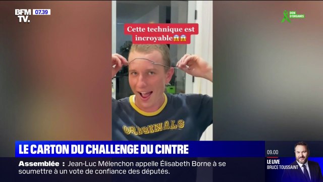 Le challenge du cintre fait tourner la tête aux réseaux sociaux
