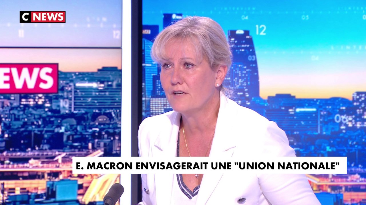 «Emmanuel Macron appelle tout le monde au secours (…), il change de ligne politique tous les jours», affirme Nadine Morano, députée européenne LR