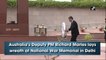 Australia's Deputy PM Richard Marles lays wreath at National War Memorial in Delhi
