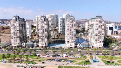 Playa El del Sol The Sun Beach in Vina Del Mar Chile