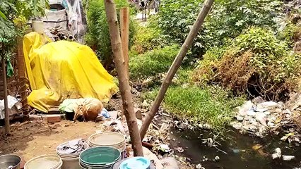 बारिश में हलाकान हो जाते है खाई के रहवासी